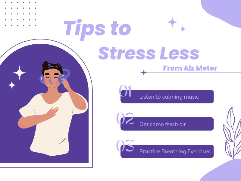 AlzMeterApp's tweet photo. As our lives become increasingly busy and stressful, it's more important than ever to prioritize brain health. Do you want to learn more about stress management techniques and other ways to support optimal brain function? Let us know! #AlzMeter #stressmanagement #Alzheimers https://t.co/dcwirw3VrY