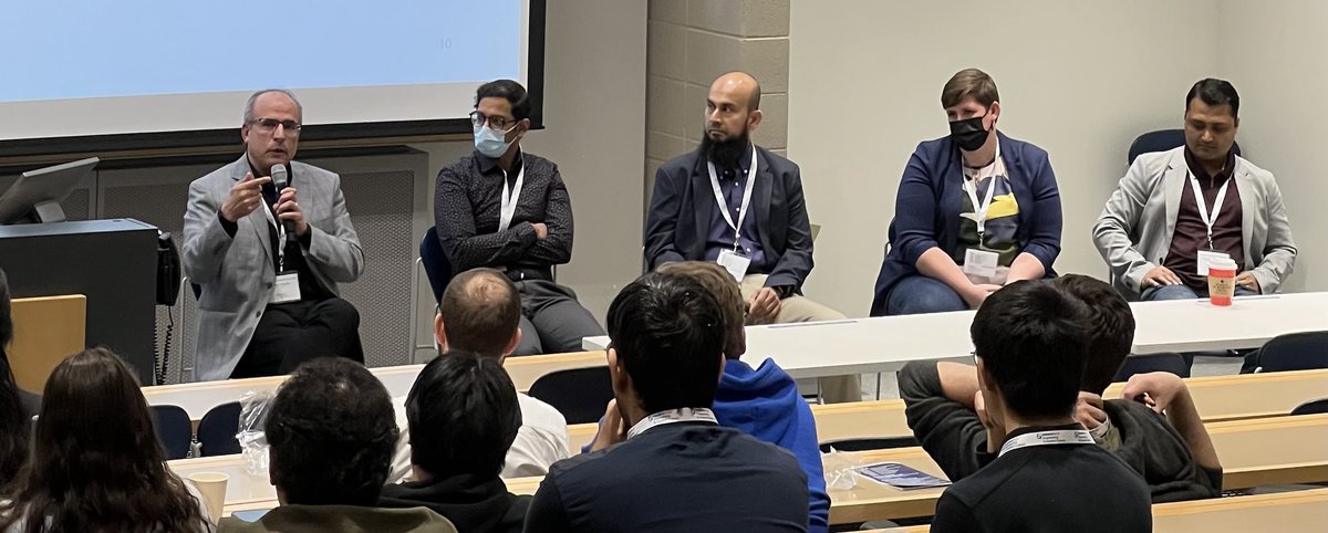 electrifiedshel's tweet photo. Fantastic #PanelSessions in progress at the @OT_FEAS #researchday. Topics include #AI, #machinelearning, #transportation, #energy, and #nuclear engineering. https://t.co/gZ5Qx7JuFk