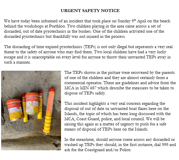 Disappointing to have to post this. <a href="/StMarysRNLI/">St Mary's Lifeboat</a> <a href="/visitIOS/">Isles of Scilly</a> <a href="/TrescoBoats/">Tresco Boat Services</a> <a href="/scillyboating/">St Mary's Boatmen</a> <a href="/stagnesboating/">John Peacock</a> <a href="/IOSPS1/">IOSPS</a> <a href="/MCA_media/">Maritime and Coastguard Agency</a> <a href="/IoSCouncil/">Council of the Isles of Scilly</a>