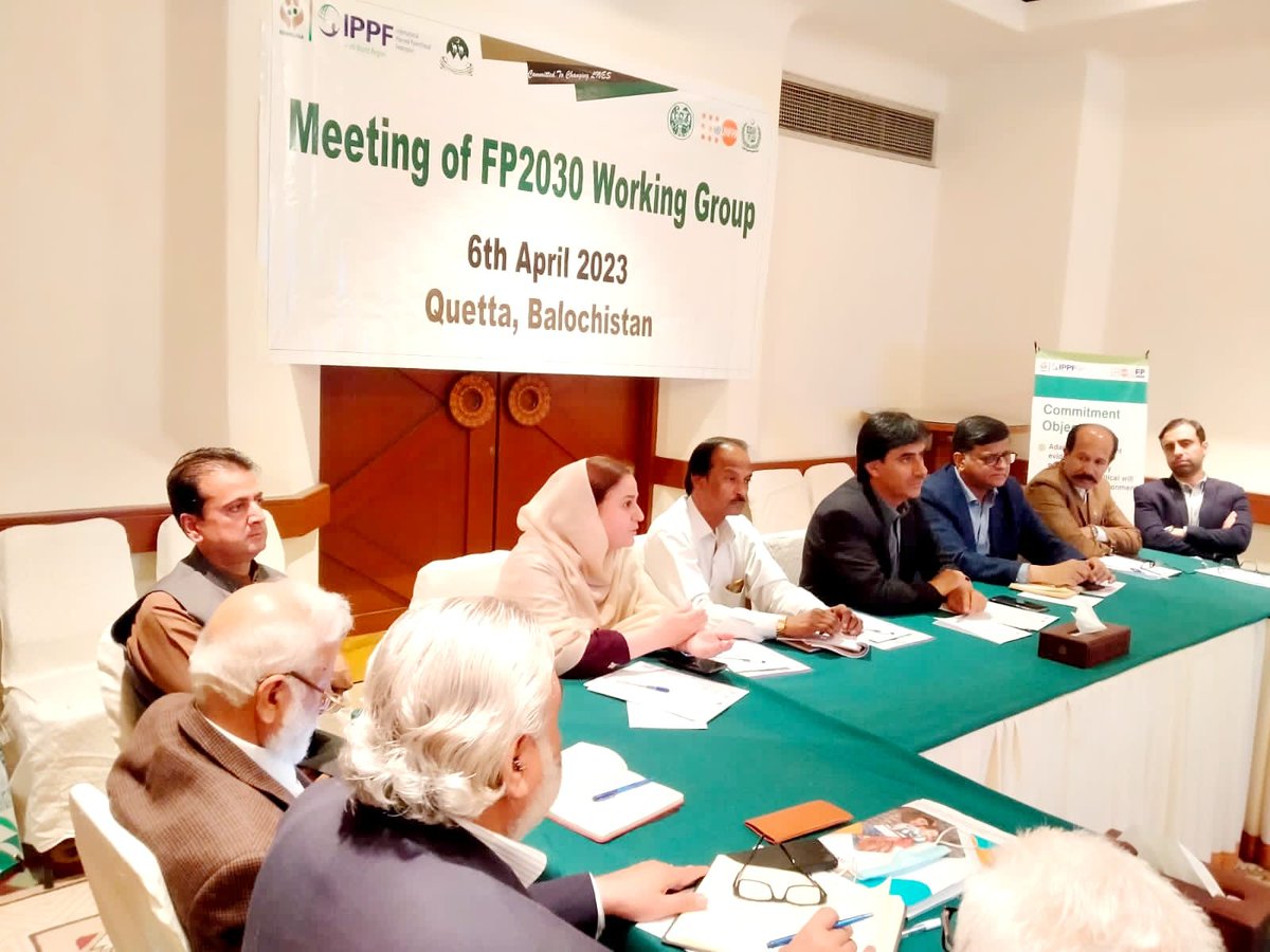 UNFPA Pakistan has facilitated the @BalochistanGovt  in formation of #FP2030 working group for monitoring and reporting of #FP2030Commitments action plan. The group consists of all key stakeholders from public and private sector.