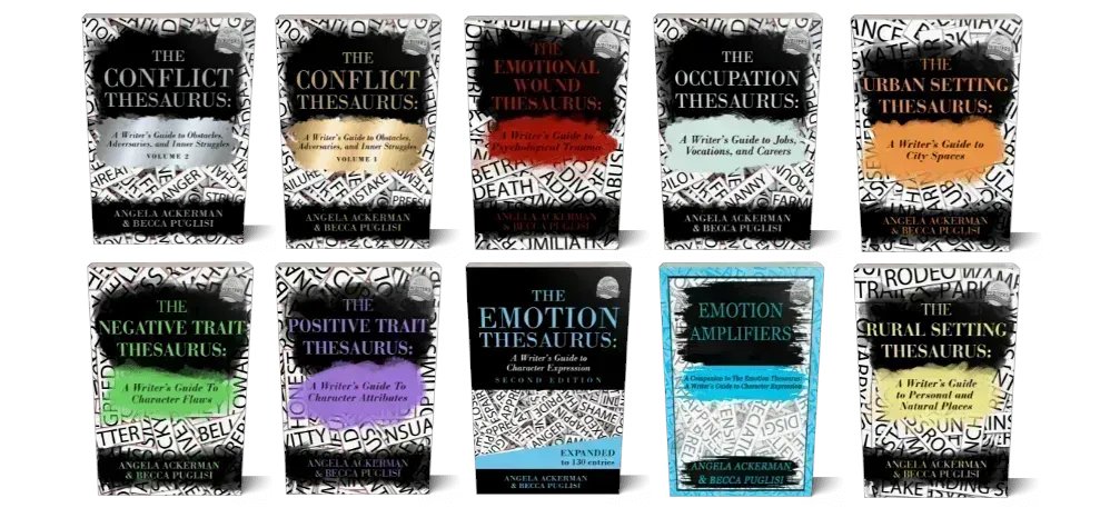 If you want to improve your show-don't-tell, understand characters more deeply, and learn how to write stronger, give these a try. They've helped many others &amp; may help you. 📚

WRITERS HELPING WRITERS® Descriptive Thesaurus Guides buff.ly/3GpLa0U #writing #amwriting