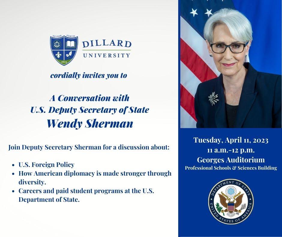 Interested in diplomacy and government affairs? This event is one you do not want to miss! Please come out to George’s Auditorium at 11 AM to hear about opportunities available to students.