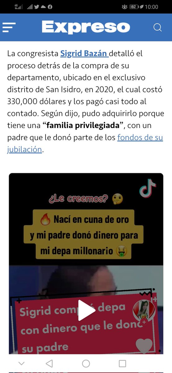 JCPP17's tweet photo. Sigrid Bazán DESPLUMÓ a su viejo con $ 300 mil dólares https://t.co/8Qyv6K7dJd