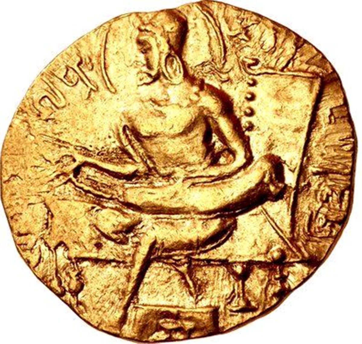 PrasunNagar's tweet photo. "Samudragupta, who was the exterminator of all kings; who had no equal adversary on earth; whose fame was tasted by the waters of four oceans ; who was equal to Dhanada, Varuṇa, Indra and Antaka, who was the very axe of Kṛitānta .... "
- Mathura inscription of Chandragupta-II https://t.co/UAjpX5Xaon