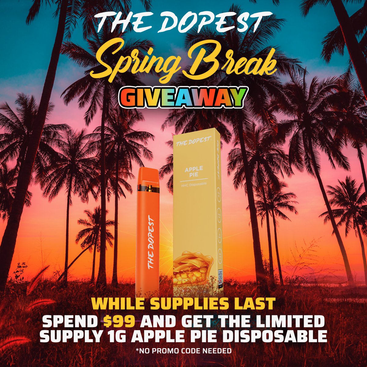 The Dopest Shop on Twitter "PROMO get a FREE 1G Apple Pie disposable