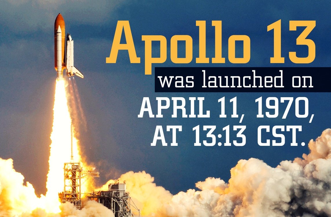 🇺🇲 #OTD #CapeCanaveral #Florida

On Saturday #11April 1970, Apollo 13, also the third lunar landing mission, is successfully launched from Cape Canaveral in Florida, USA.

Carrying astronauts James A. Lovell, John L. Swigert and Fred W. Haise. 

#Apollo13