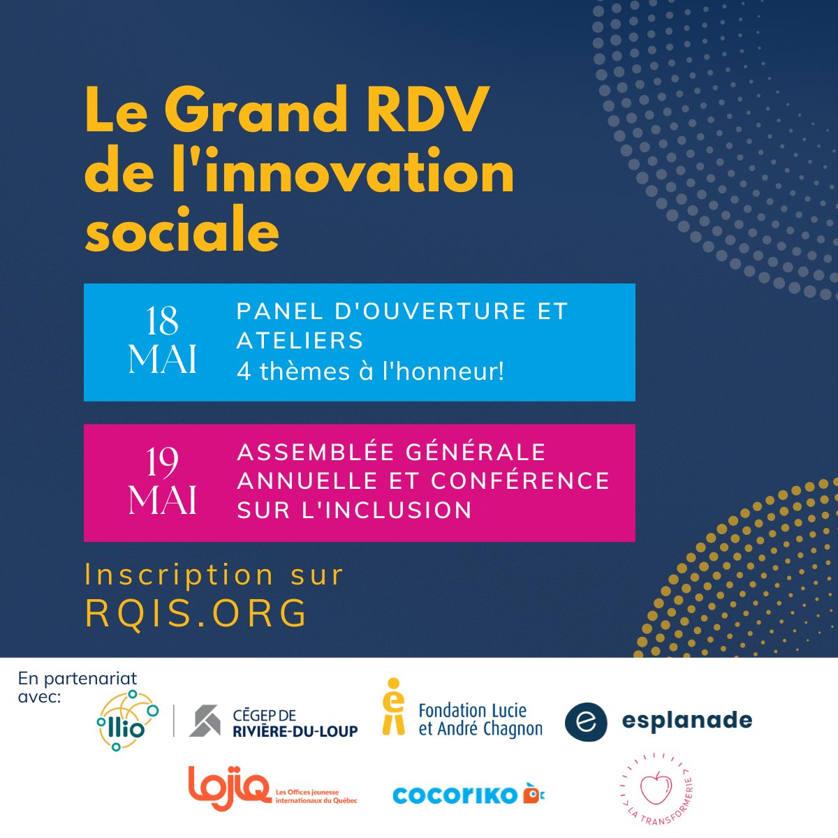 [GRDV de l'#innovation sociale 2023] Si vous souhaitez profiter d’un tarif préférentiel pour l'hôtel, réservez à l’Auberge de la pointe avant le 25 avril! aubergedelapointe.com
💫 Pas encore inscrit(e) à l’événement? C’est par ici! lepointdevente.com/billets/a8f230…