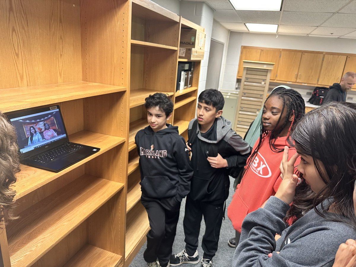 The first <a href="/HerndonMiddle/">Herndon MS</a> Hawk News training was today! This crew did an amazing job of learning roles and getting out of comfort zones today. I can’t wait for the first live show next week!