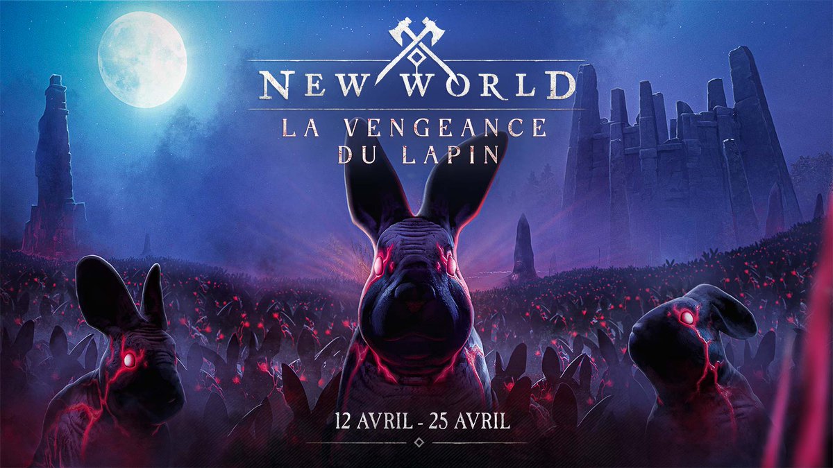 Le fléau des lapins est de retour, mais cette fois, ils sont encore plus dangereux que jamais ! Attention aux explosions pendant votre chasse aux butins spécifiques à l’événement du 12 au 25 avril.

Toute l'info ici ! 
🐰 bit.ly/3zPwNPS