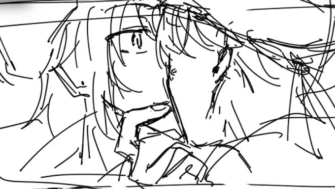 このチュー描くの好きなんかもしれん ブラネロ予定 