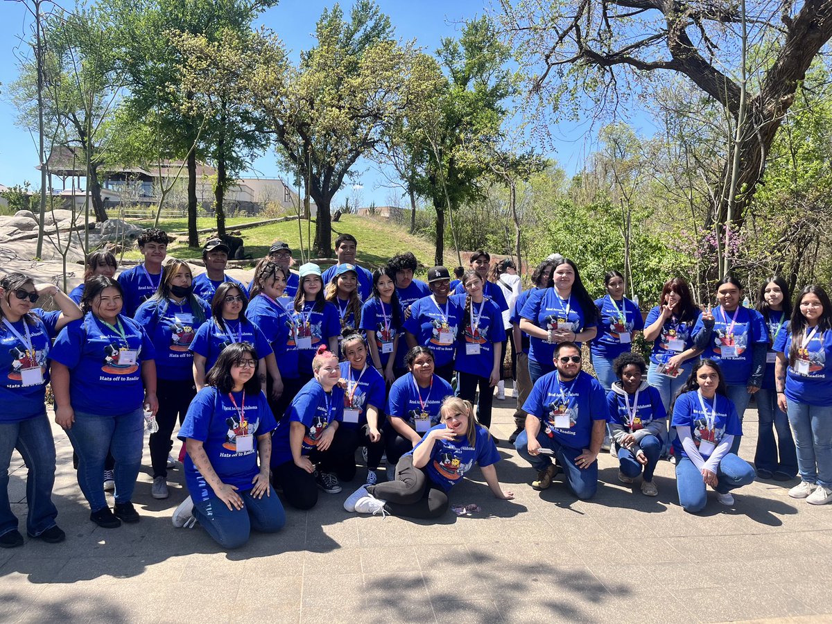 Capitol Hill students spent the day at the OKC Zoo for Read Across Oklahoma. Over 1600 pre k students from across the state came to the zoo today to learn about literacy. Well done Redwolves.
