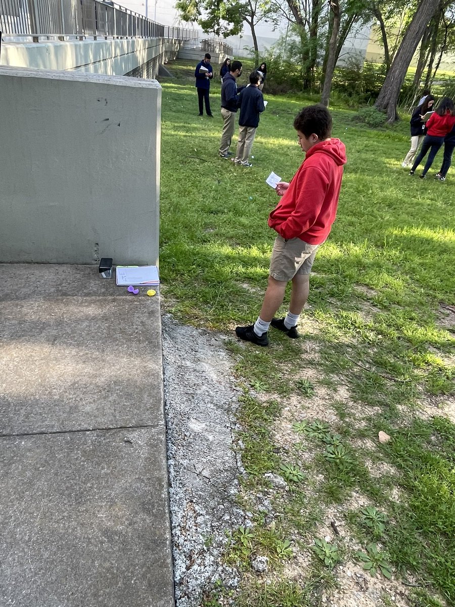 LRainsSharma's tweet photo. These @deZavalaMS Biologists were busy with the EGGcellent review. #egghunt #outoftheclassroom #eocreview #middleschool #biology https://t.co/Vo7EcHJRnP