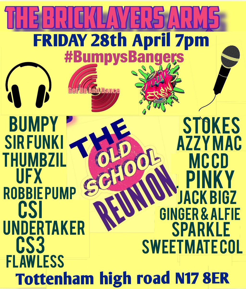 Oii the countdown has officially started ⌚️THIS ONE IS NOT TO BE MISSED &amp; it’s FREE ENTRY 😍 <a href="/SirFunki/">Sir Funki</a> <a href="/DjThumbzil/">DJ THUMBZIL©</a> <a href="/DJUT_F3/">DJ UT</a> <a href="/two_livecrew/">Two-live crew</a> <a href="/Stokesmc79/">Old Man Stokes</a> <a href="/Pinky_Pinkos/">Mr P!nky</a> <a href="/MCCD_LBG/">MC CD</a> <a href="/ChatskaMC/">sweetmatecol</a> 👉🏼 facebook.com/events/s/the-o…