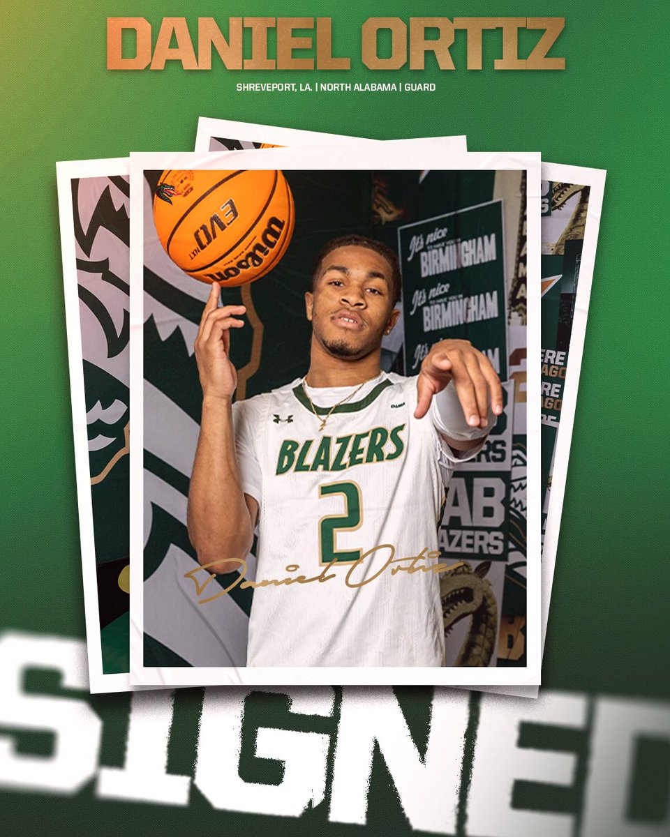 UAB Men's Basketball (@uab_mbb) on Twitter photo Officially a Blazer. โ๏ธ
Welcome to the 205, <a href="/danielortiz2_/">Daniel๐๐ฝ</a> โผ๏ธ
๐ bit.ly/43rcpSo
#WinAsOne Officially a Blazer. โ๏ธ
Welcome to the 205, <a href="/danielortiz2_/">Daniel๐๐ฝ</a> โผ๏ธ
๐ bit.ly/43rcpSo
#WinAsOne
