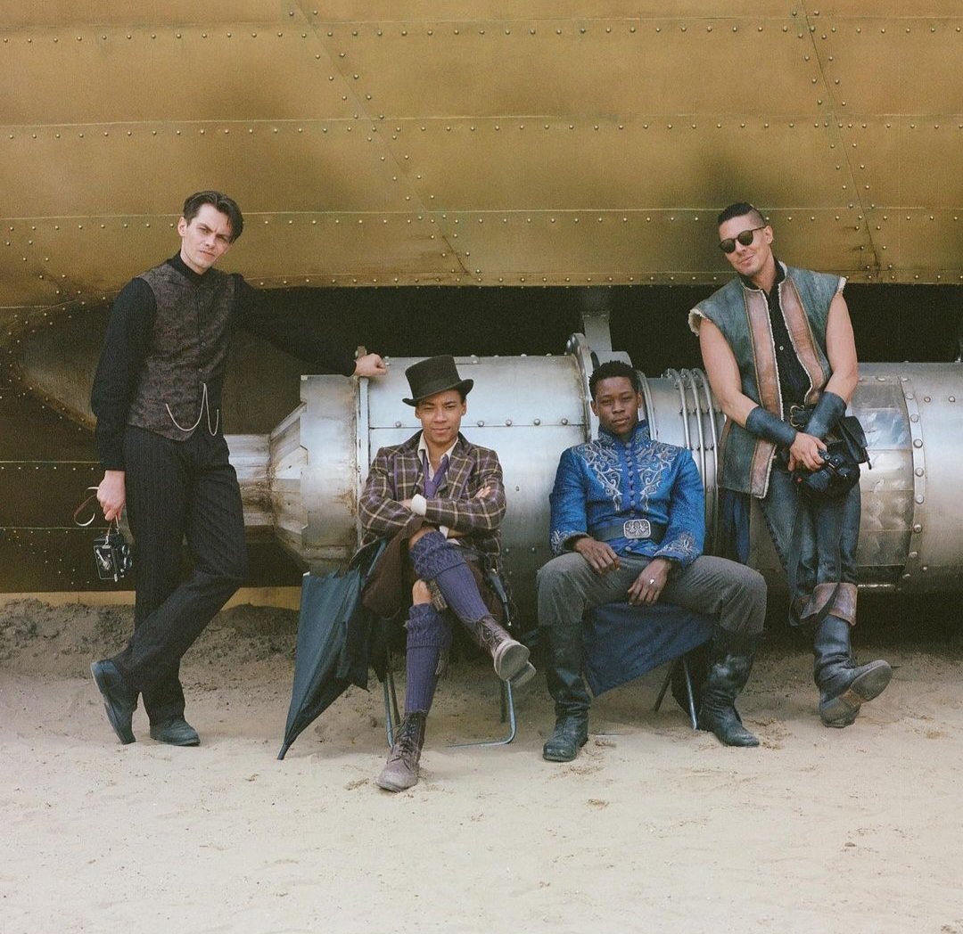 Loki_ThorsBro's tweet photo. Gangs of New Ravka featuring Kaz, Jesper, Adrik, and Tolya
#SixofCrowsSpinoff #SOCspinoff #ShadowAndBone #ShadowAndBoneSeason2 #ShadowAndBoneSeason3 #ForKitYoung #ForFreddyCarter https://t.co/KTrBroQPWl