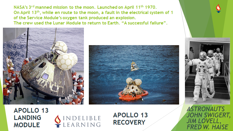 NASA’s 3rd manned mission to the moon. Launched 4/11/1970. On 4/13, a fault in the electrical system of 1 of the Service Module’s oxygen tank produced an explosion. The crew used the Lunar Module to return to Earth. Mission was called: “A successful failure”. #OTD #Apollo13