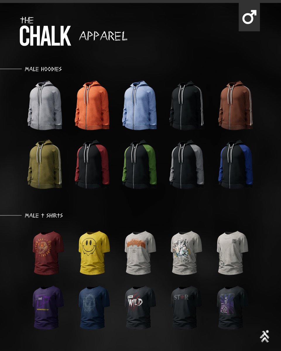 We have finished making  male hoodies and t-shirts that will be free-to-use for characters. 

#indiegames #indiegame  #solodev #indiedev #pcgames