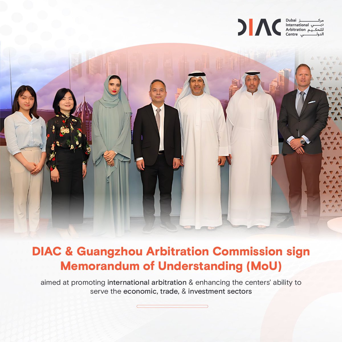 As the first partner of GZAC in the Middle East, DIAC reaffirms its commitment to providing exceptional alternative dispute resolution services.

#DIAC #Dubai #Arbitration #Legal #UAE #DIFC #InternationalArbitration #Litigation #ADR #GZAC #MoU