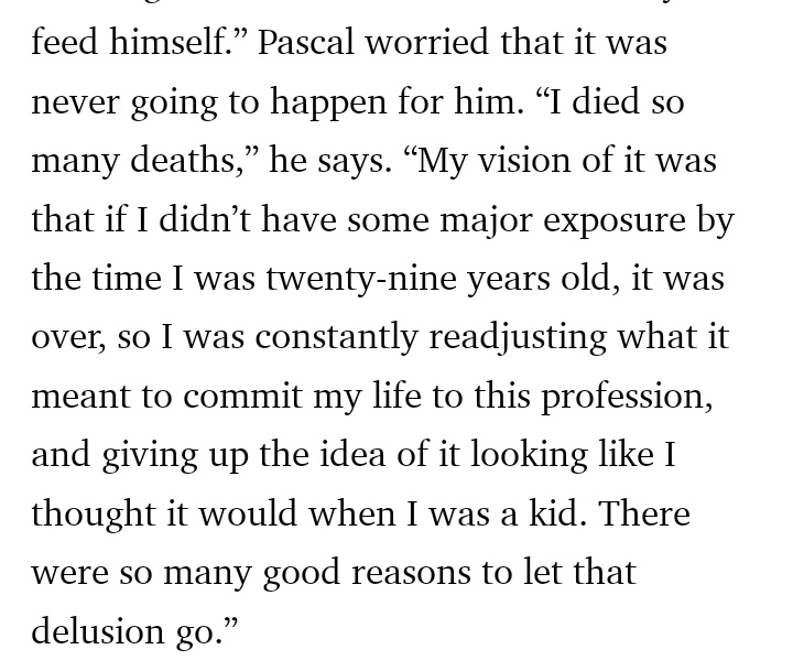 wizardjarin's tweet photo. Pedro Pascal never giving up on his dreams is what gives me strength to fight for mine, i love him deeply 💗 https://t.co/1qyDoegO8t