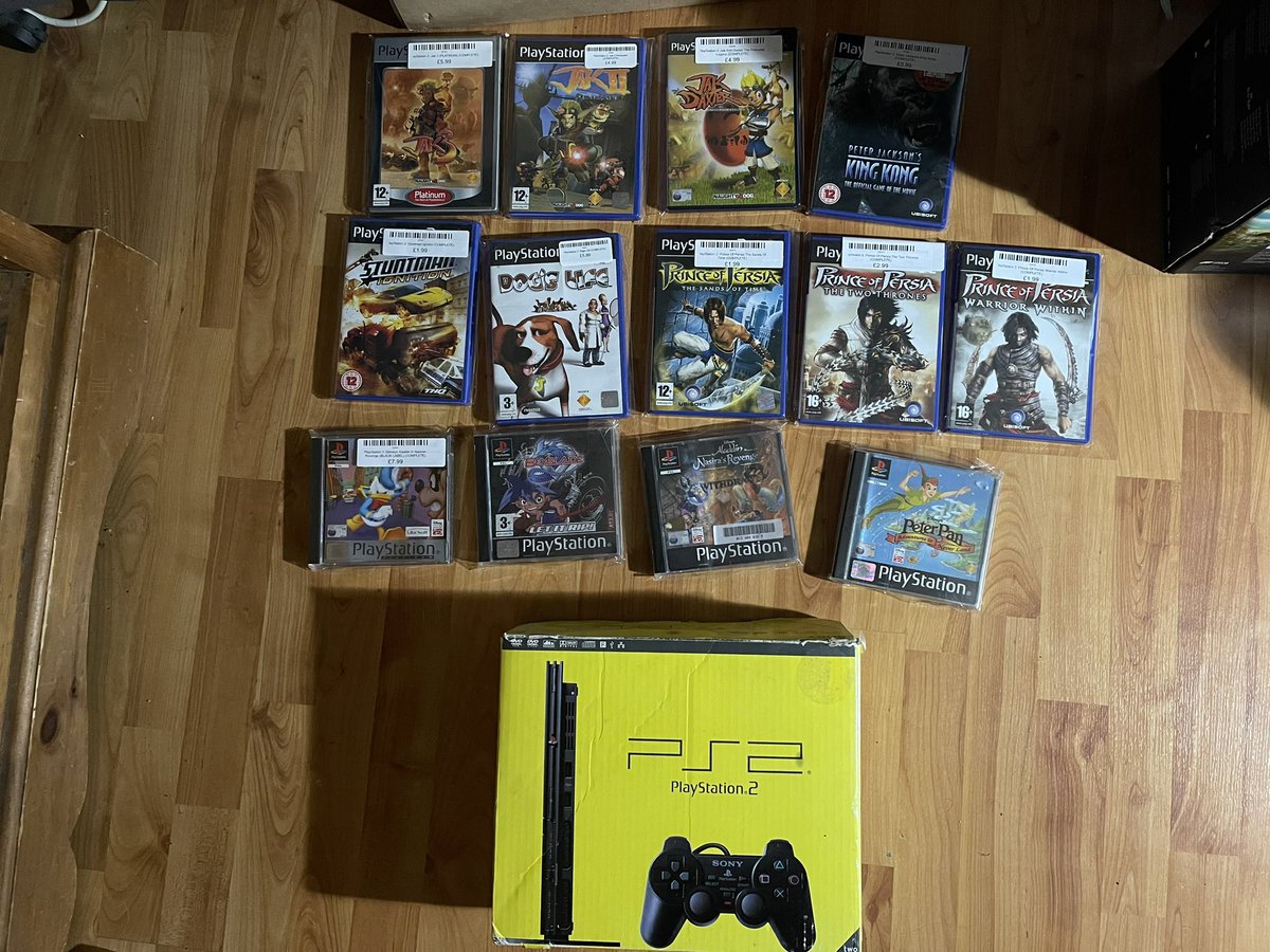 That’s more added to the collection with a bonus of a full boxed ps2 console with manuals and inserts 🤤