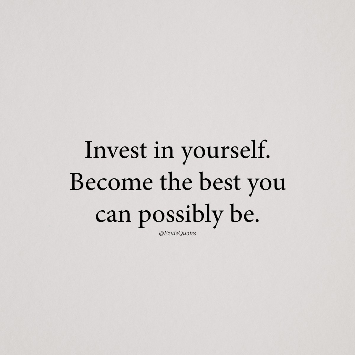 Invest in yourself