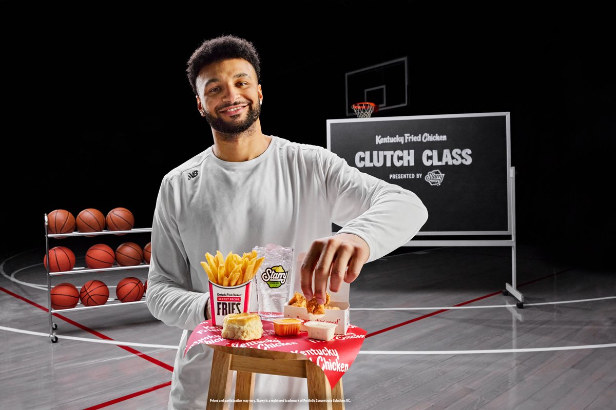 Clutch Class is in session. I’m teaming up with @starrylemonlime and @kfc to bring you the ultimate flavor combo: KFC Chicken Nuggets and Starry. 

Get my meal on the KFC app or kfc.com! #KFCPartner #StarryPartner

kfc.com/menu/featured/…