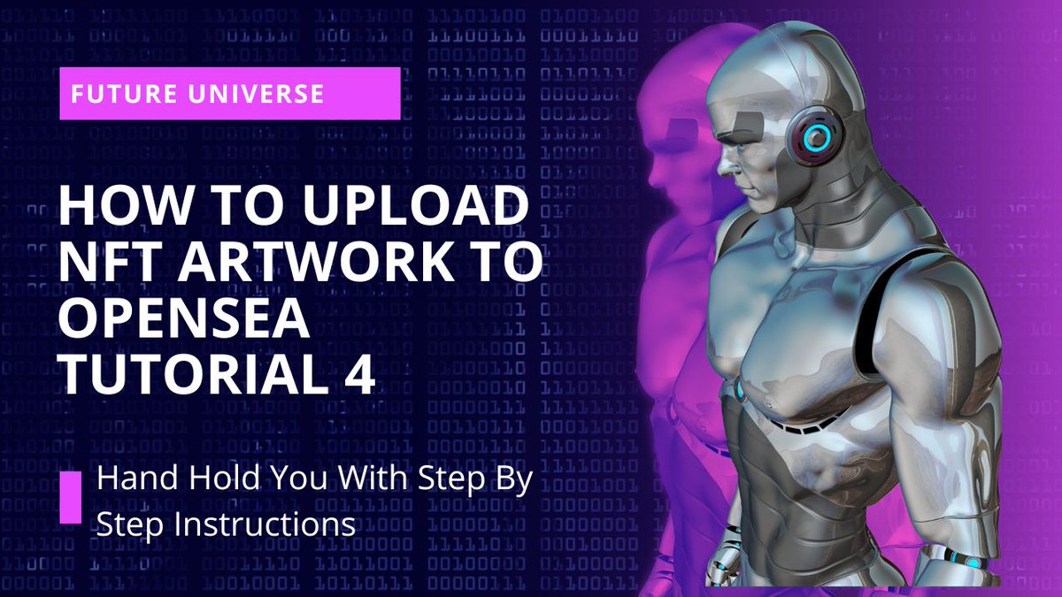 #ad Friends, discover how to upload #artwork to #opensea . Visit Link Below for #tutorial 
>> (( youtu.be/aPGG4kfAwFU )) 

#art #NFT #nonfungible #nonfungibletokens #fintech #tech #blockchain #technology