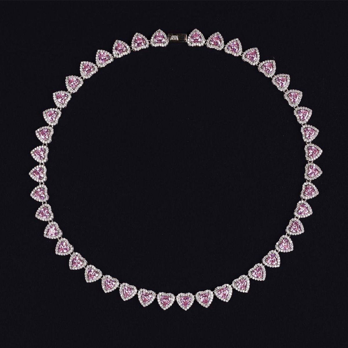 this pink heart choker is a need