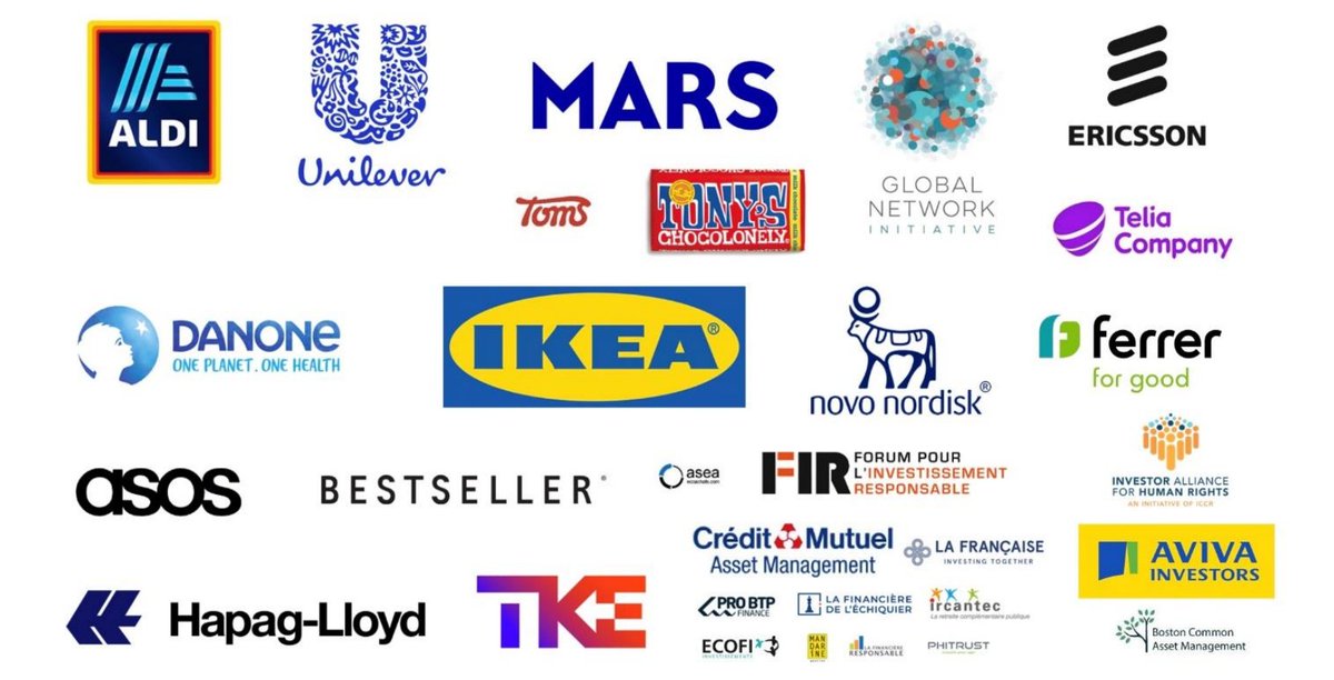 📣 Business support for strong EU due diligence law 🇪🇺 20+ businesses & networks inc @MarsGlobal @IngkaGroup @ericsson @HapagLloydAG & @theGNI are calling for #CSDDD to align with #UNGPs & OECD Guidelines ahead of crucial votes at @Europarl_EN. Businesses are asking for...🧵1/