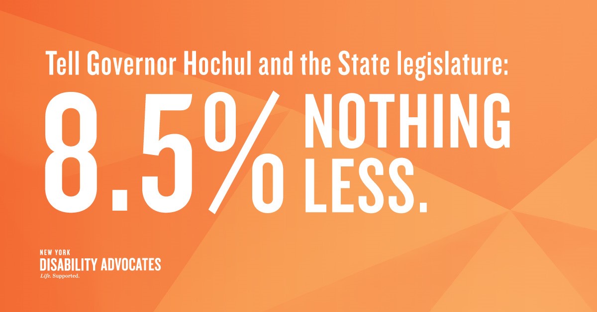 Citizens_Inc's tweet photo. Tell @GovKathyHochul, @CarlHeastie, @AndreaSCousins, New York’s I/DD community is in crisis. #CareCantWait We need the 8.5% COLA in the budget to protect 140,000+ individuals with I/DD & sustain our essential DSP workforce. #DisabilityRights #IDDPriority https://t.co/ammUdpJ4aS