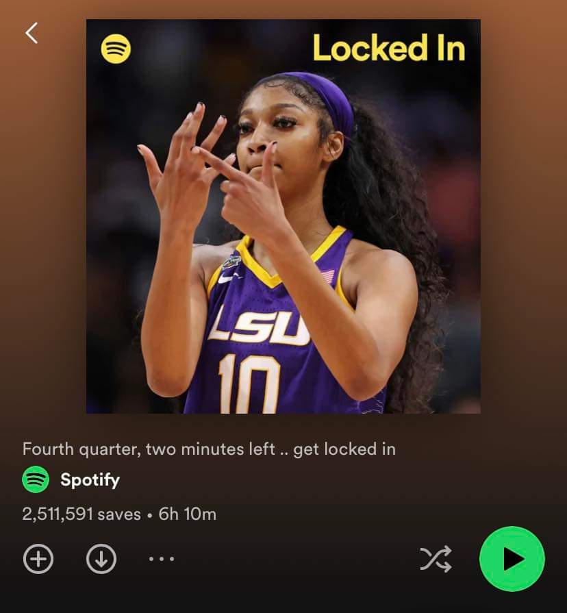Diamond_Dukes's tweet photo. The New Cover of Spotify's new Locked In playlist 🤗 it used to be Lebron James @Reese10Angel https://t.co/9tDT9wynY4
