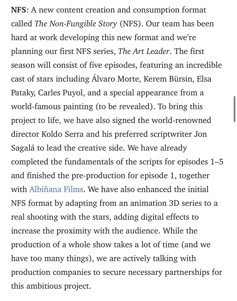TheBursinSpain's tweet photo. 🇪🇸 Kerem Bürsin participará junto a Álvaro Morte y Elsa Pataky, entre otros, en "The Art Leader", la primera serie NFS del proyecto "The Olyverse" bajo la dirección de Koldo Serra

🇺🇸 Kerem Bürsin will participate alongside Álvaro Morte and Elsa Pataky among others in "The Art Leader" the first NFS series from "The Olyverse" project under the direction of Koldo Serra

#KeremBürsin