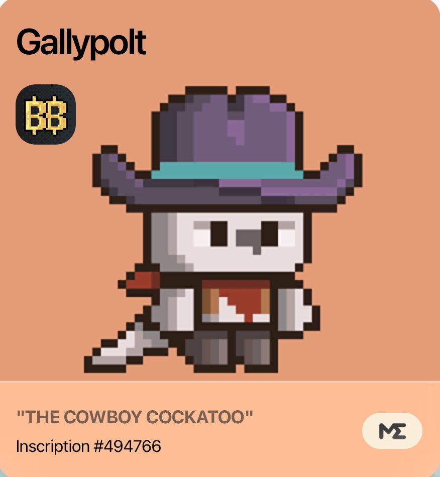 Lord Penguin (@mylordpenguin) on Twitter photo Yeehaw! 🟧 My chad sombrero bandito <a href="/banditsbtc/">₿itcoin ₿andits</a> riding 🤠 with his master-pair Pet <a href="/petscription/">𝙥𝙚𝙩𝙨𝙘𝙧𝙞𝙥𝙩𝙞𝙤𝙣𝙨℗</a> Gallypolt “The Cowboy Cockatoo” 🦜
Send W and 🧡 and we raid the Ord town together! LFG!! 🔥🔥
#ordinals #BTC <a href="/MEonBTC/">Magic Eden on Bitcoin 🟧</a> @xverseApp <a href="/ord_io/">Ord.io</a> Yeehaw! 🟧 My chad sombrero bandito <a href="/banditsbtc/">₿itcoin ₿andits</a> riding 🤠 with his master-pair Pet <a href="/petscription/">𝙥𝙚𝙩𝙨𝙘𝙧𝙞𝙥𝙩𝙞𝙤𝙣𝙨℗</a> Gallypolt “The Cowboy Cockatoo” 🦜
Send W and 🧡 and we raid the Ord town together! LFG!! 🔥🔥
#ordinals #BTC <a href="/MEonBTC/">Magic Eden on Bitcoin 🟧</a> @xverseApp <a href="/ord_io/">Ord.io</a>