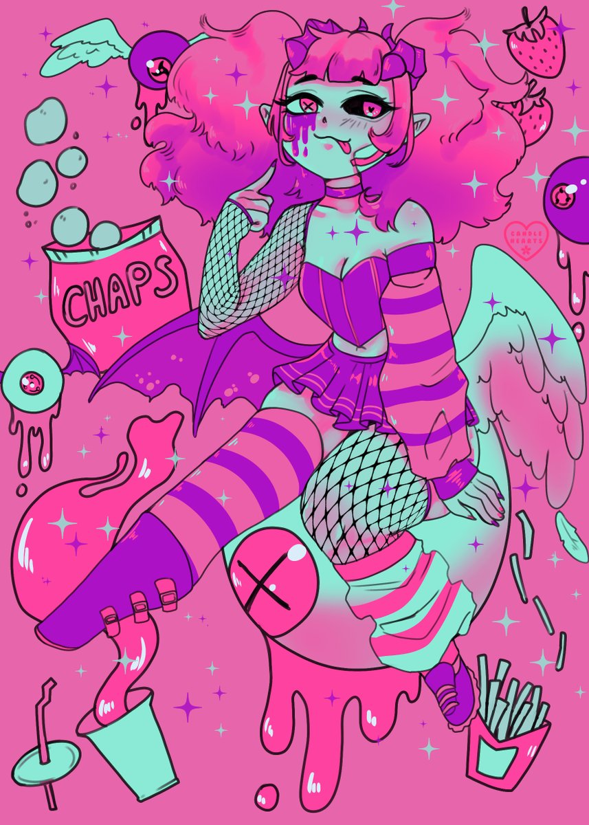 Candleh3arts's tweet image. HIYA #PortfolioDay ❣️❣️❣️

I'm Candle, business owner + digital artist! I love character design, COLORS, and mixing cute with creepy 🌸

my commissions are open! Here's some of my links~

🌸ko-fi.com/candlehearts
🌸patreon.com/Candlehearts
🌸candlehearts.carrd.co