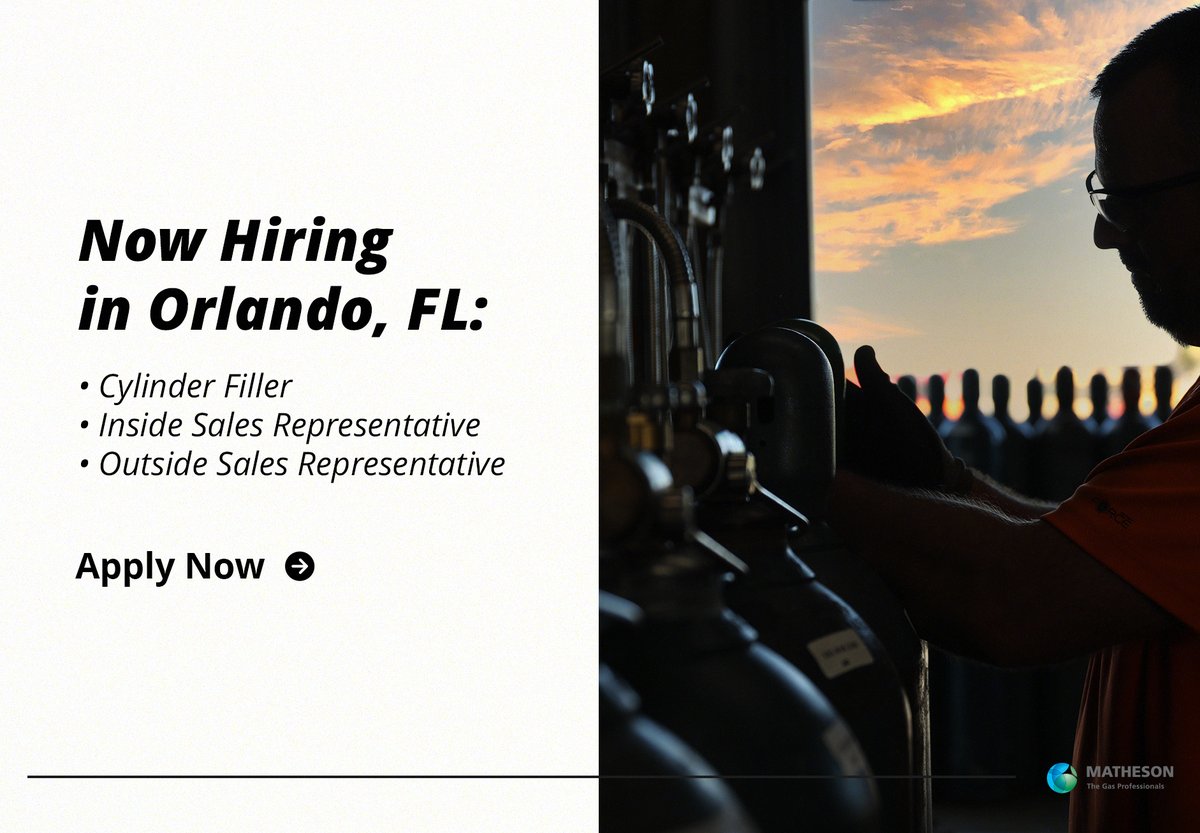 MATHESON - The Gas Professionals tweet media