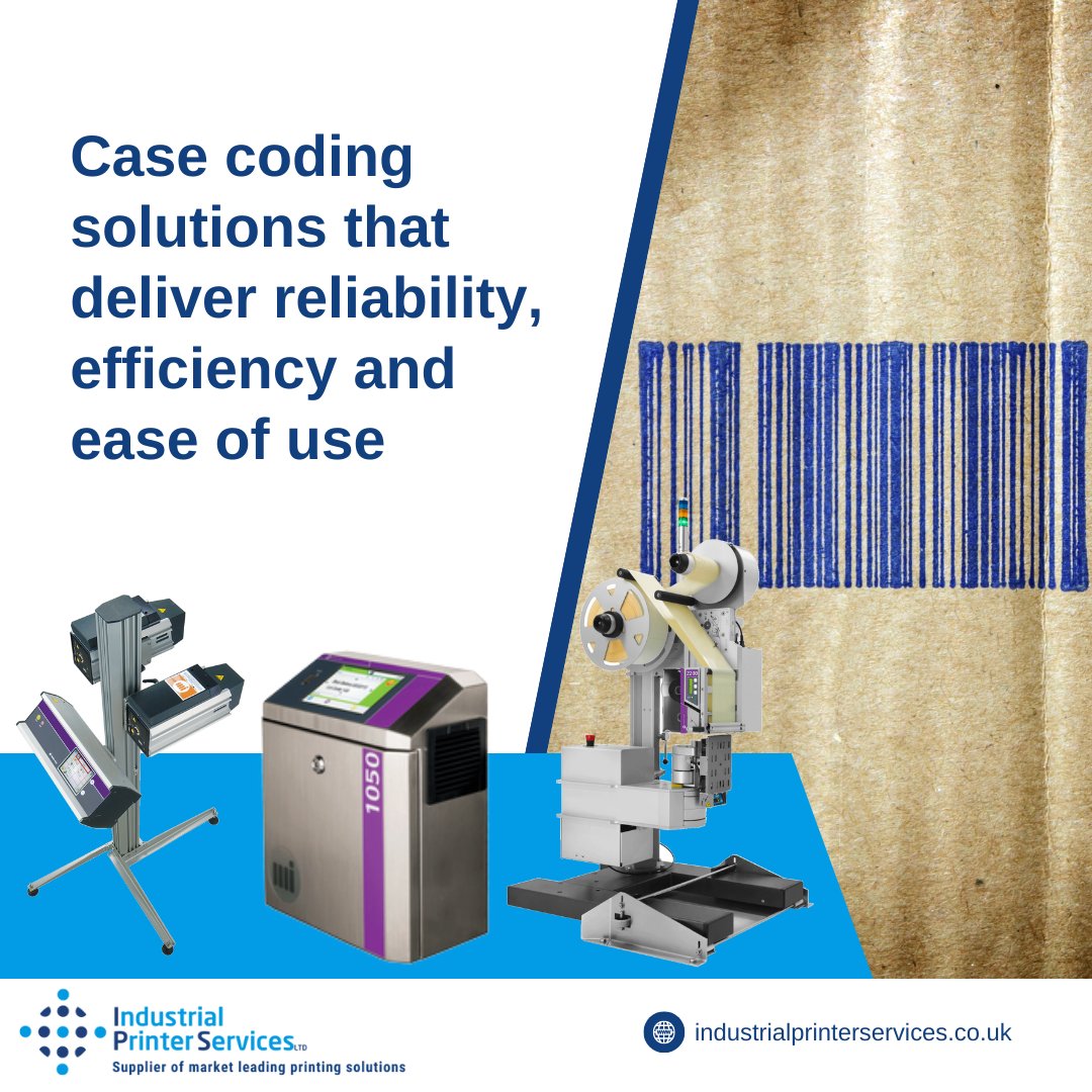 Industrial_PS's tweet image. From simple date codes, to GS1-128 barcodes, the case coding technology we supply includes:
✅ Print & Apply Labelling
✅ Thermal Inkjet Printers
✅ Large Character High Resolution Piezo
Find out more:
bit.ly/3WVITzQ
#CaseCoding #FoodIndustry