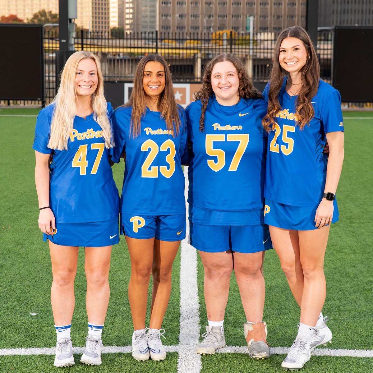 Friday is Senior Day (🥹)

Come support our graduating Panthers one last time at home!

📅: April 14
⏰: 5 PM
🆚: #8 Notre Dame
🏟️: Highmark Stadium