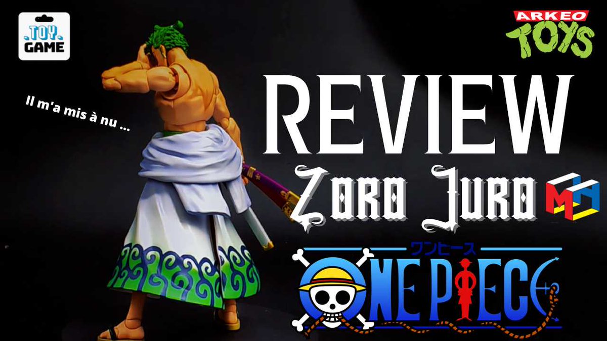 FrenchToyGame's tweet photo. Nouvelle Vidéo Review #ToyGame par @ArkeoToys 🎥
En partenariat avec @HobbyGenki 🇯🇵
Découvrez Zoro, comme vous ne l'avez jamais vu avec une figurine de la gamme V.A.H par MegaHouse ! #OnePiece 
➡️https://t.co/kIMsUKqfCh
Vous n'êtes pas prêts 😱 https://t.co/ILDMy5haMb