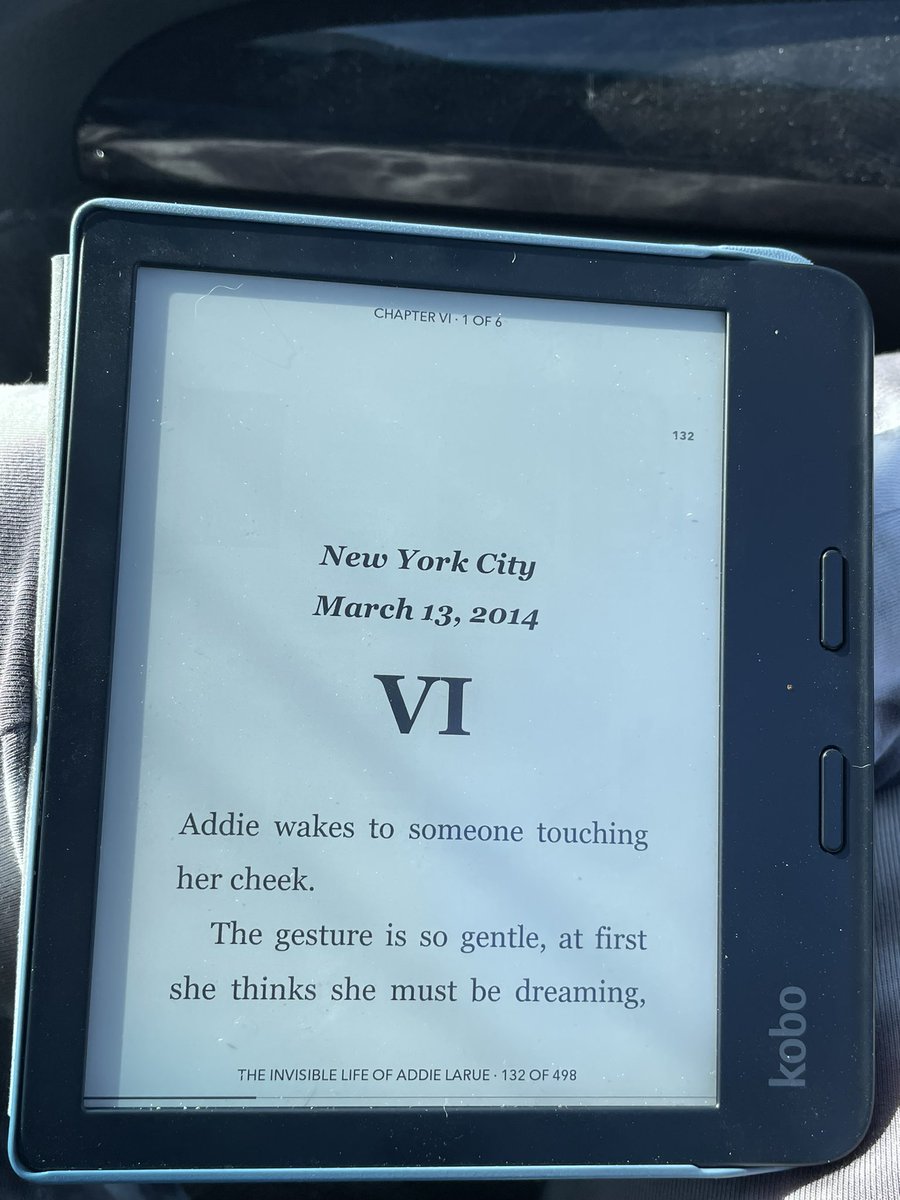 DevonsBookPicks's tweet photo. So a family member is doing their Costco Run, & I'm doing this... My sweet escape from reality. π #TheInvisibleLifeOfAddieLaRule #CostcoRun https://t.co/rjqvuK6iL4