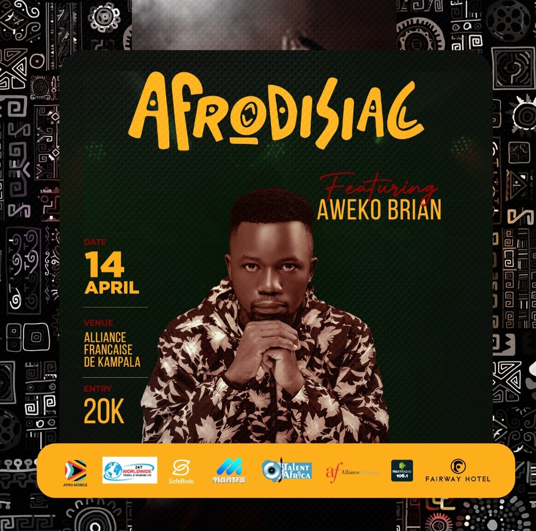 OpoyaFrancis's tweet photo. #Afrodisiac is back in Town this Saturday 🥳🥳 . Do you enjoy Amapiano music, Don't miss your favorite stars featuring #LemonandHerb, #AwekoBrian , #littleBlackKid #HolaJefe #Kamali #Anitraxx and many more.
📆: 14th April
📍: Alliance Francaise de Kampala
💰: 20k https://t.co/AHisxebB3K