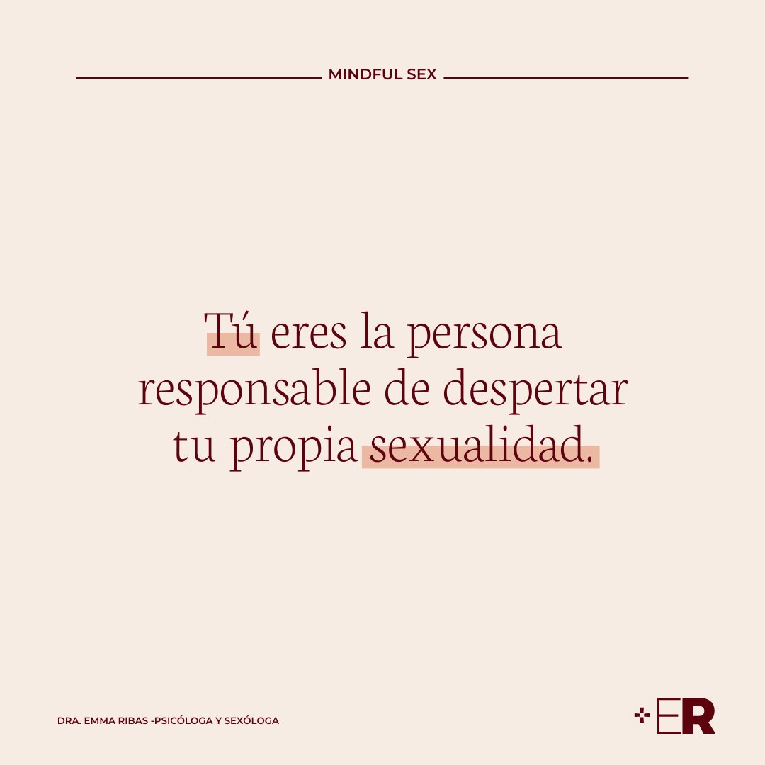 💖 El placer se encuentra en tu propio cuerpo, se despierta y activa a través de tus sentidos y, por lo tanto, depende exclusivamente de ti. 

👉 Te lo cuento porque en muchas ocasiones se buscan estímulos externos para obtener placer, cuando este nace desde dentro. 

#mindfulsex