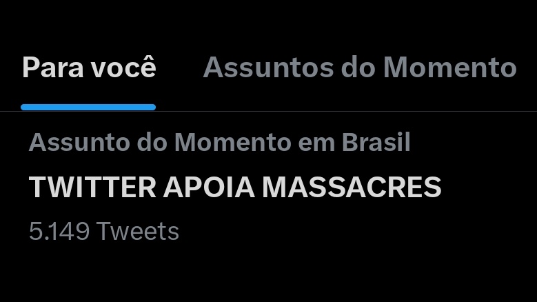 tesoureiros's tweet photo. TWITTER APOIA MASSACRES
Bora 👇 https://t.co/T9ZYTIbRXF