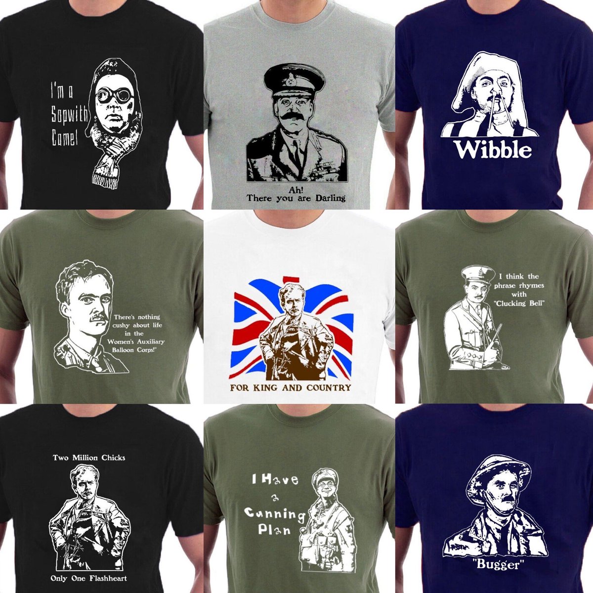 Remember: War is Hell — even if you're in the Women's Auxiliary Balloon Corps. #Blackadder @pitchblacksteed @EatKnuckleFritz @sincesixaneagle @Kensington_Gore @jeffmhsmith @robbacrab @daveainsworth63 @FrederickArmour Tees by Sillytees bit.ly/3E296FB