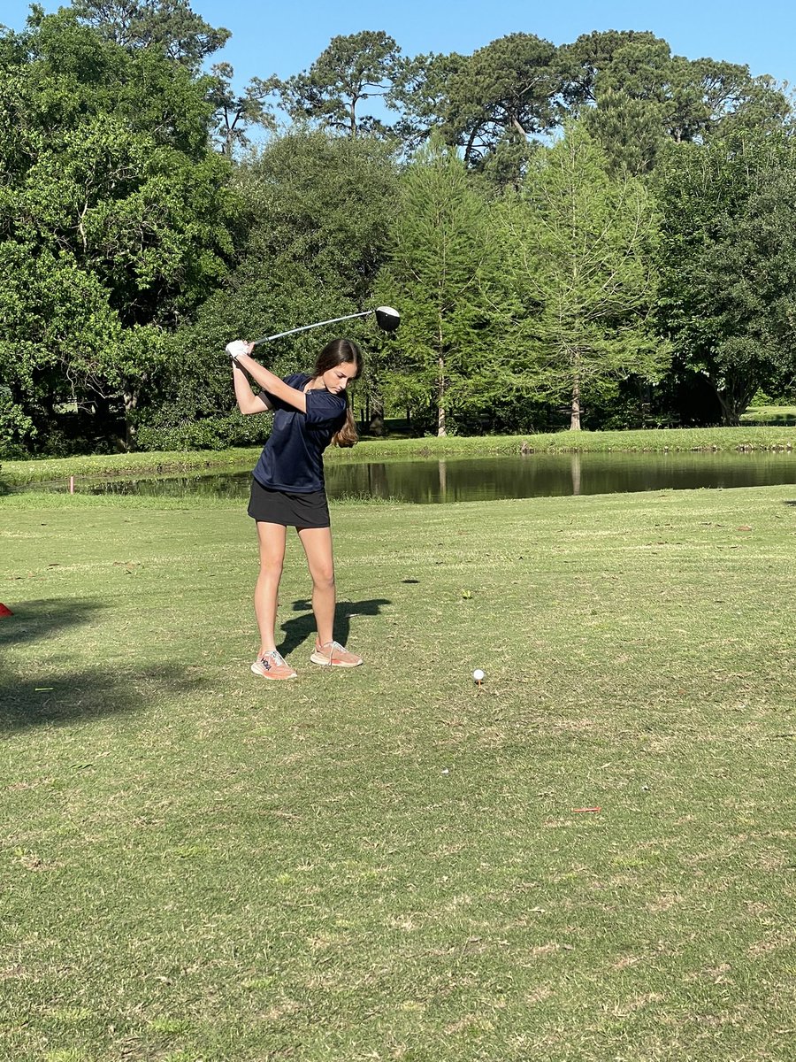 It’s a great day for golf at the HJPC Girls Championship. AOS golfers are off to a great start!  Let’s go Dolphins! 🐬 ⛳️