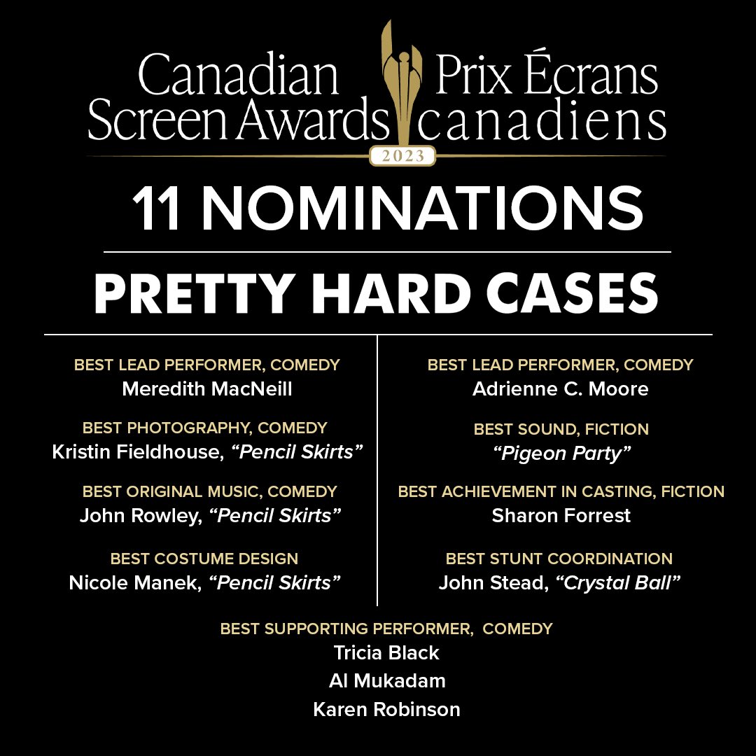 its_triciablack's tweet photo. Happy #cdnscreenweek to everyone! Feeling so blessed and lucky to be nominated for two shows that I adore! Congrats to everyone, can’t wait to get all fancy and celebrate all the canadian screen industry folks and their hard work! Canadas got the best! @TheCdnAcademy https://t.co/6nfkbRCPwz