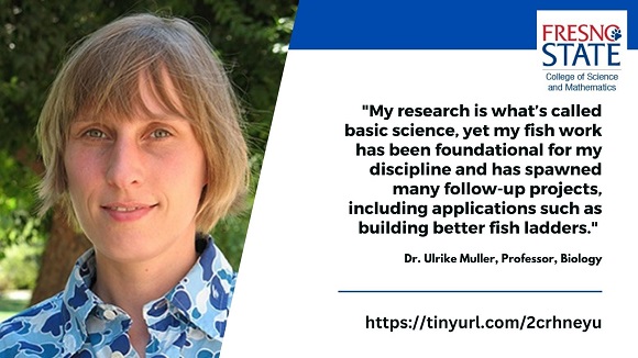 Enjoyed learning more about <a href="/FresnoBiology/">Fresno State Biology</a> professor Ulrike Muller in this week's Campus News tinyurl.com/2crhneyu #research
