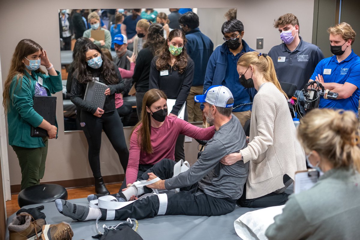 QLIRehab's tweet photo. Last week, 2nd-year students from the @Creighton University Department of Occupational Therapy participated an immersive workshop led by QLI OTs and clients from our Spinal Cord Injury Rehabilitation Program. https://t.co/lNDHoBfR6N