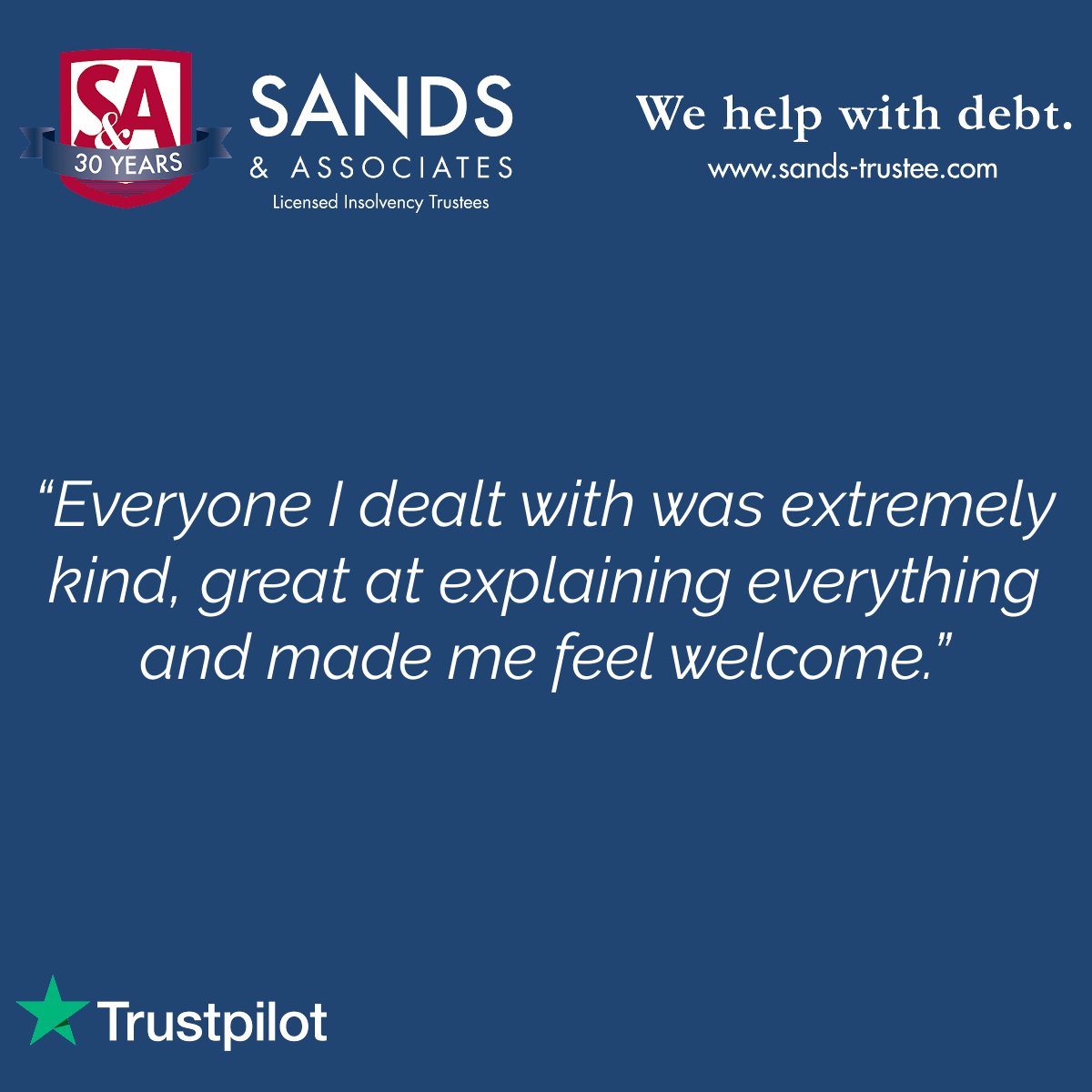 SandsTrustee's tweet image. Debt help without judgment - it’s that simple.

We’re here to help you move forward. Book your free, confidential debt consultation with a local Licensed Insolvency Trustee today 📲 sands-trustee.com 

#DebtHelpWithoutJudgment #DebtHelpInBC #DebtSmartWithHeart