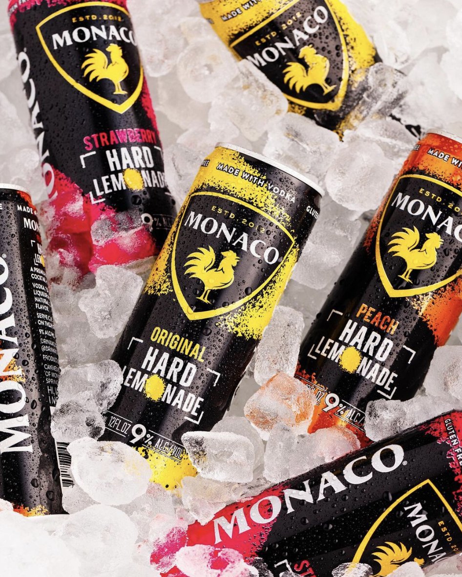 DrinkMonaco's tweet photo. Monaco Hard Lemonades just hit different. Take a sip of summer and #FeelTheFun 🔥🌞 Pack the fridge or cooler with any (or all 3) delicious flavors: Original, Peach & Strawberry 🍋🍑🍓
Hit the bio to see where to buy them near you!
#DrinkMonaco #HardLemonade #cannedcocktails https://t.co/sIWKrByTWi