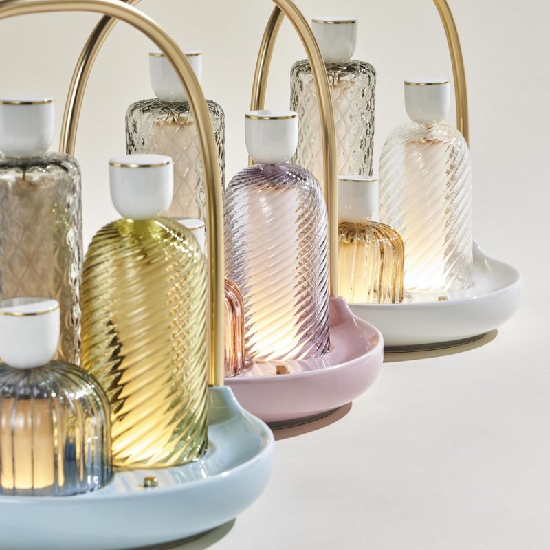 Fuorisalone Ginori 1735 Domus: Sideris, Trinitas e Conterie, le lampade create da Luca Nichetto e Barovier&amp;Toso dlvr.it/SmKFw5